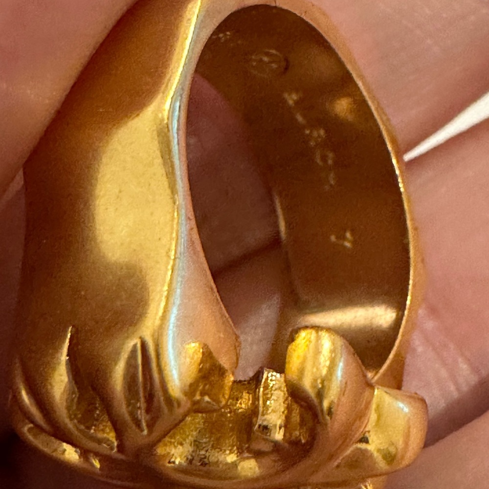 Tory Burch gold Roxanne logo Ring - Picture 7 of 8